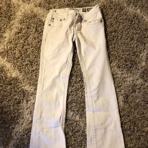 Miss Me jeans white boot cut size 26